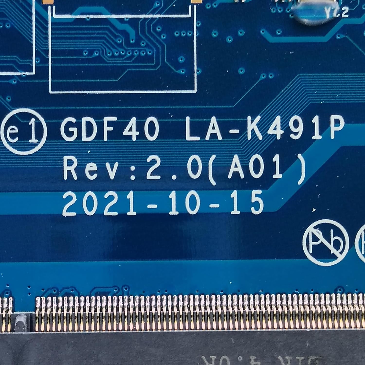 Replacement for Dell Latitude 5420 Motherboard GDF40 LA-K491P i7-1165G7 Processor 0HC01N HC01N