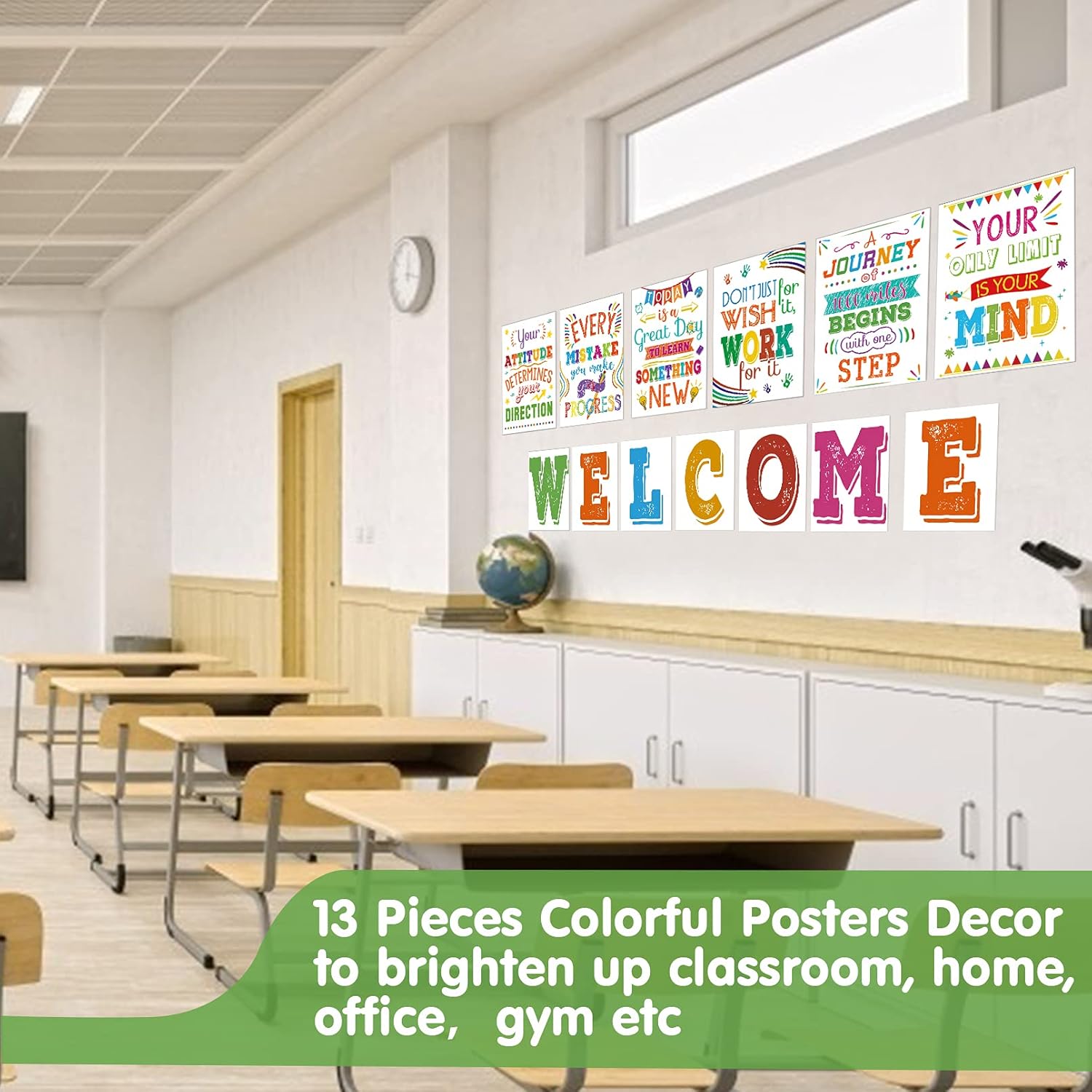 Buy Classroom Decorations, 13 Pieces Motivational Posters for Classroom