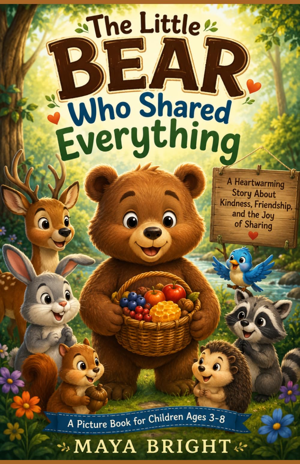 The Little Bear Who Shared Everything: A Heartwarming Story About Kindness, Generosity, and the Joy of Sharing