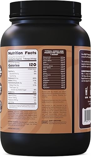 Miniatura 2 de Flex Brands - Proteína en polvo de suero de leche, brownie de chocolate | Bajo en carbohidratos netos, sin gluten, sin azúcar añadido, 2 libras - 27