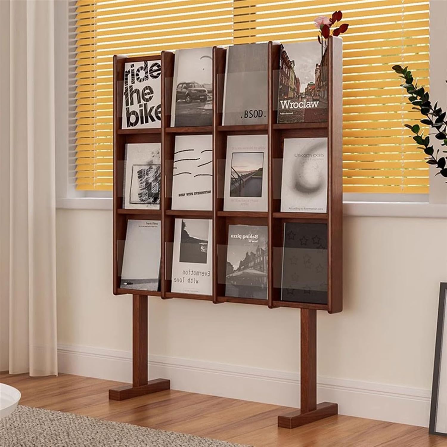 Newspaper Racks Magazine Rack Magazine Holder Brochure Stand, Wood Brochure Display Stand,