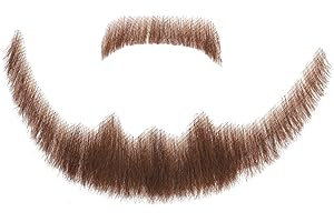 Realistic Fake Beard Costume: Transform into a Character with Hand-tied Human Hair Lace Beard