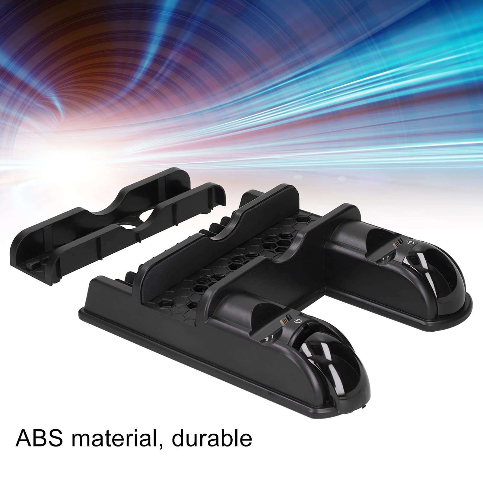 Stazione di ricarica per controller con supporto verticale per ventola di raffreddamento per console di gioco SLIM PRO