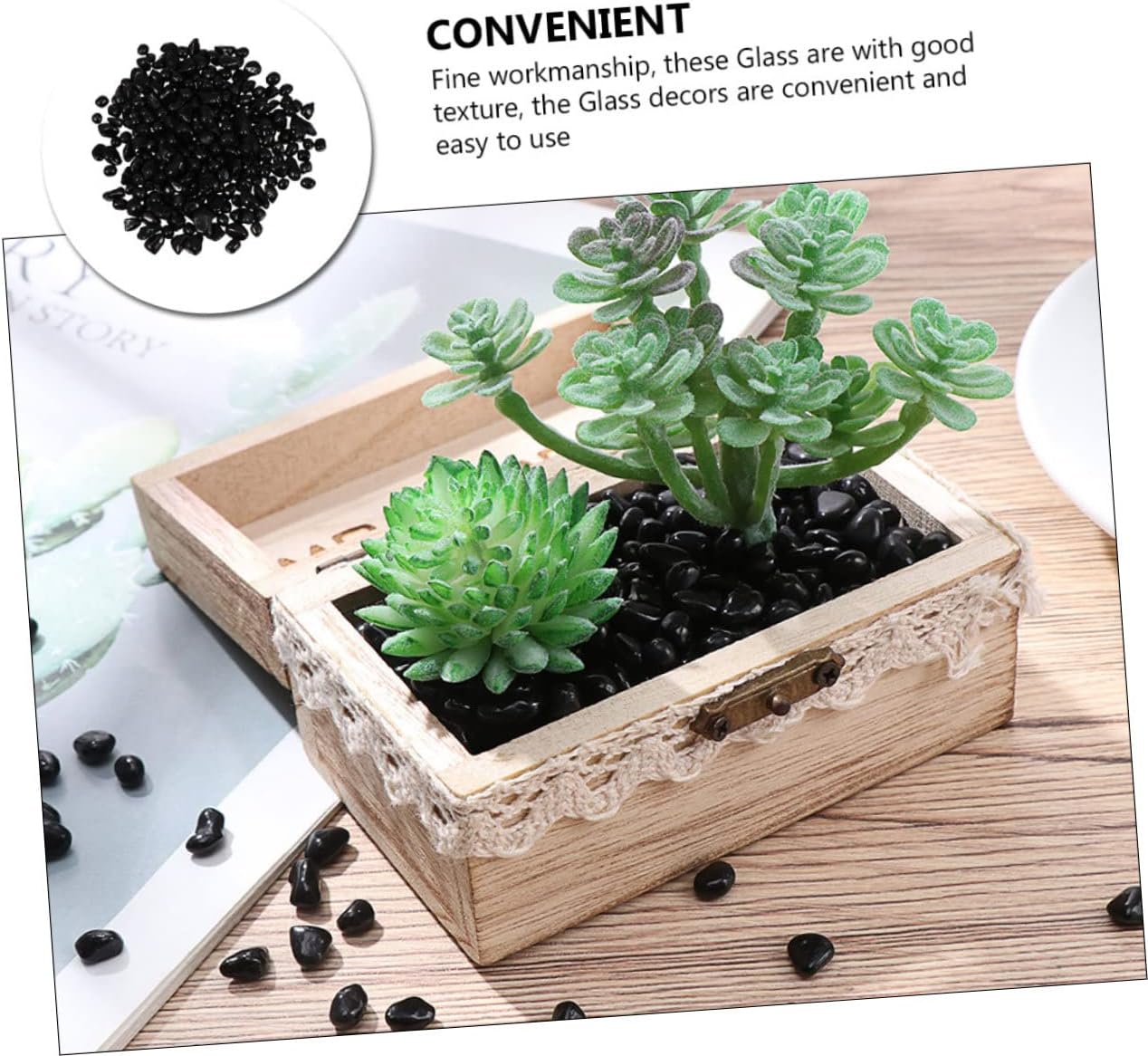 Cabilock 1Bag Pearl Aquarium Gravel Decorative Pebbles for Fish Tank Landscaping Natural Stones for Aquatic Decor Safe for Fish for Freshwater Aquariums