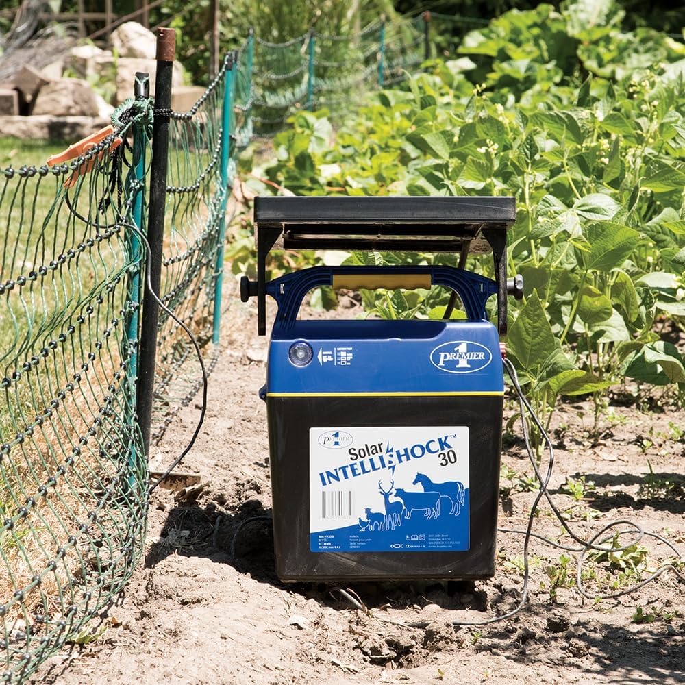 Premier 1 Solar IntelliShock 30 connected to an electric fence