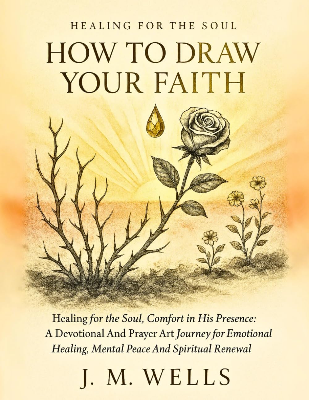 HOW TO DRAW YOUR FAITH: Healing for the Soul, Comfort in His Presence: A Devotional And Prayer Art Journey for Emotional Healing, Mental Peace and Spiritual Renewal.