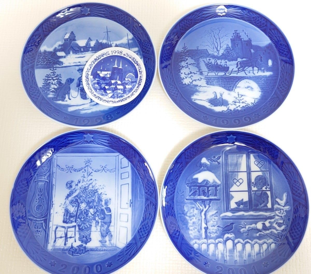 ロイヤルコペンハーゲン イヤープレート (4枚セット) 【公式通販】