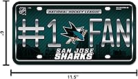 Vista 3 de NHL #1 - Placa de matrícula metálica para ventilador