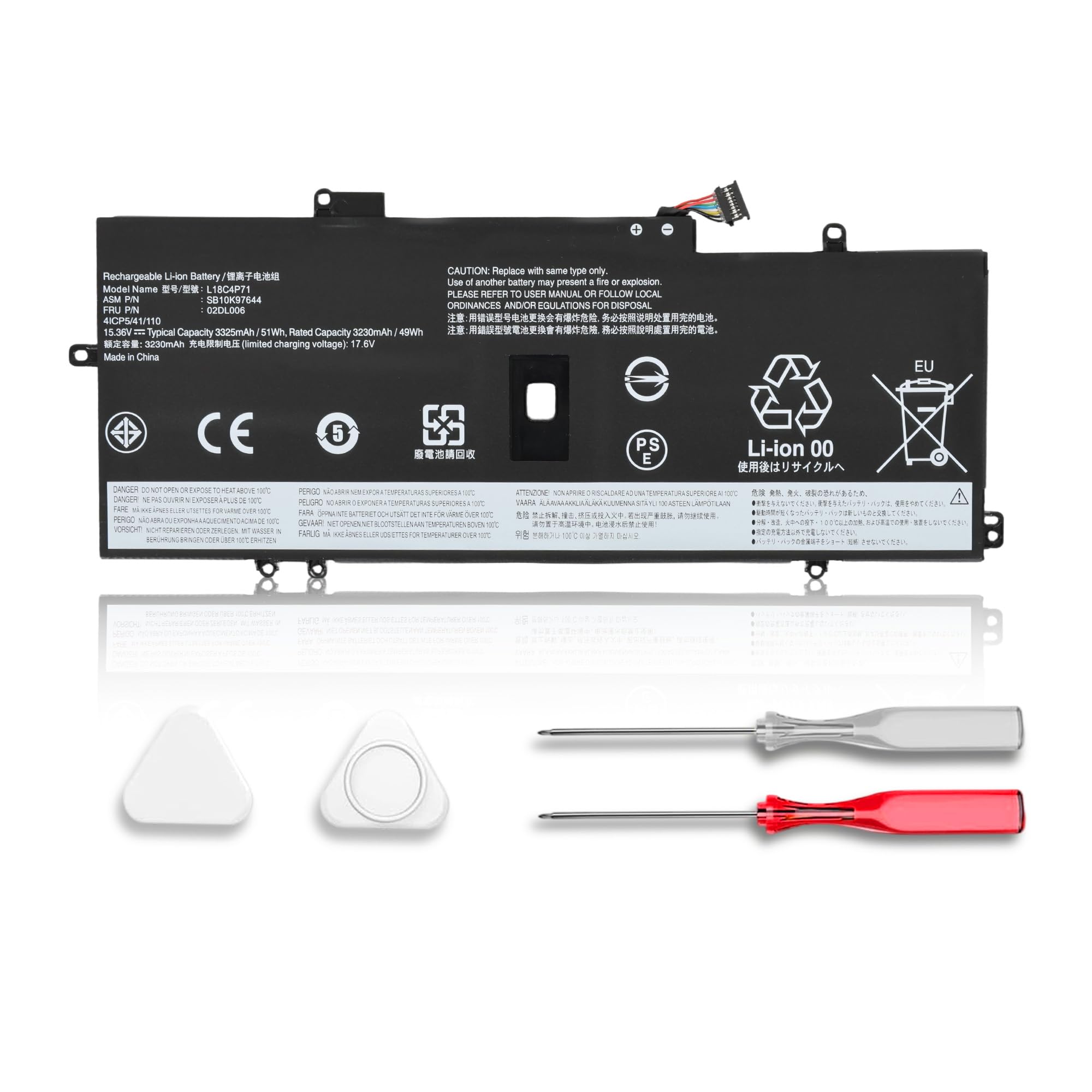 L18C4P71 L18M4P72 Battery for Lenovo ThinkPad X1 Carbon/Yoga Series