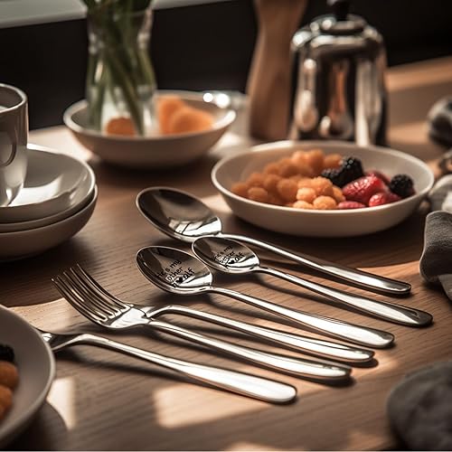 Miniatura 6 de XQLZY She's My Better Half He's My Other Half Funny Spoon Set de regalo, regalos para parejas para el día de San Valentín, Navidad, aniversario,