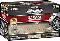 Vista 2 de Rust-Oleum 293515 RockSolid Polycuramine Garage Floor Coating, 2.5 Car Kit, High Gloss Tan Beige Bronceado