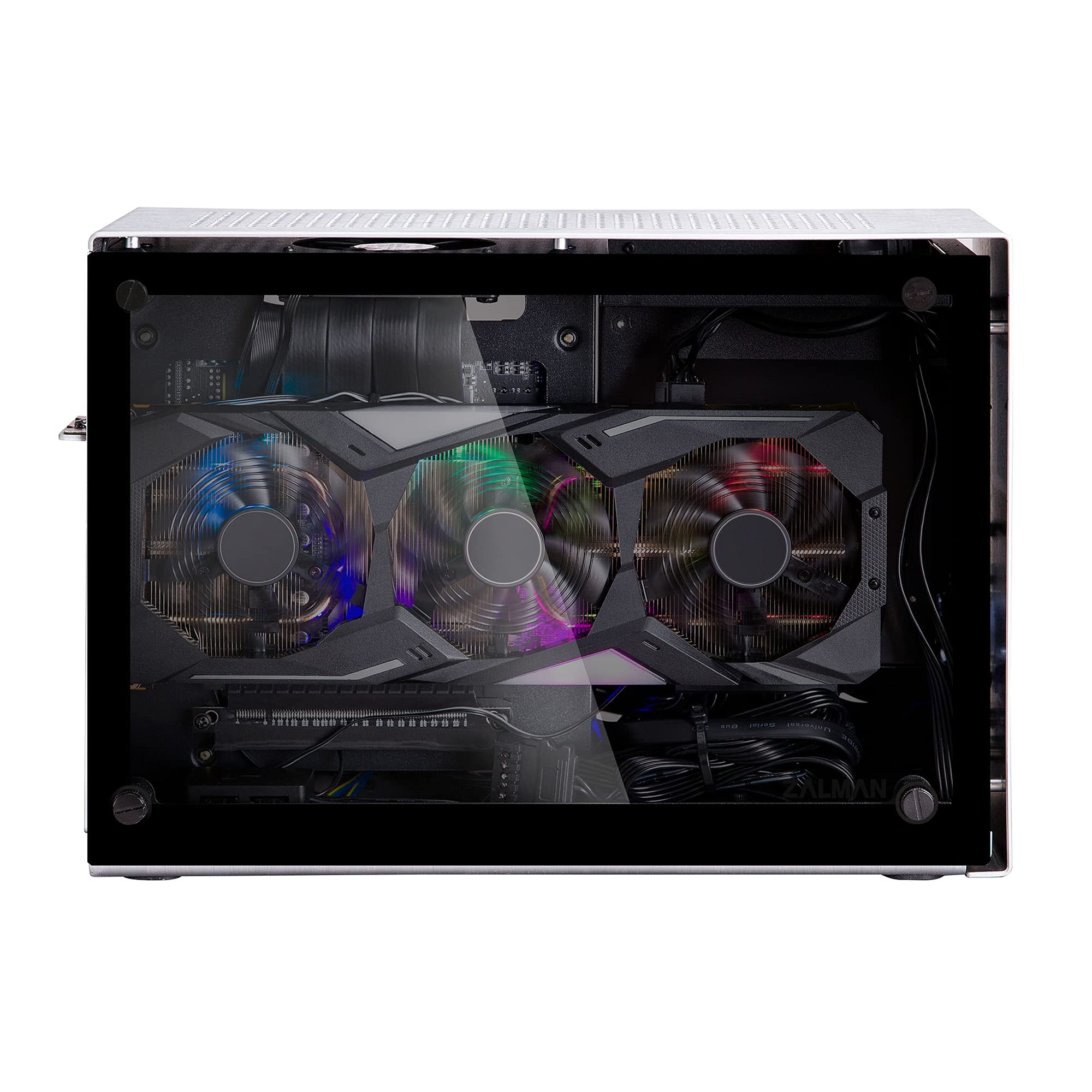 Buy Zalman M2 Mini ITX Case w/ PCIe Riser, Brushed Aluminum Small Form ...