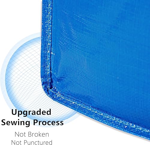 Miniatura 5 de Paquete de 6 bolsas de almacenamiento extra grandes resistentes  asas fuertes y correas de mochila  Bolsas de almacenamiento que ahorran espacio,