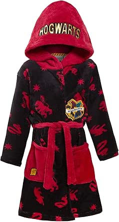 Harry Potter Dressing jurk kinderen rode of blauwe opties pyjama robe 5-6 jaar