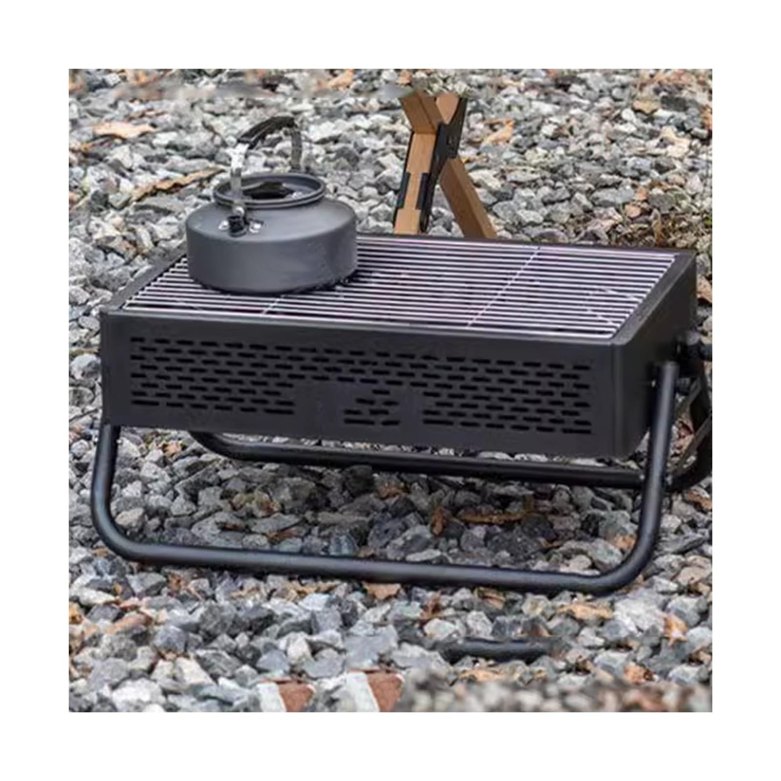 Griglia da Tavolo Fornello da Picnic Portatile for Esterni Pieghevole for Barbecue Piccolo for Uso Domestico