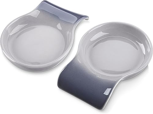 Miniatura 1 de LOVECASA - Soporte para espátula de cerámica, soporte para cuchara para estufa, soporte para cuchara de café de 5.5 pulgadas, soporte para