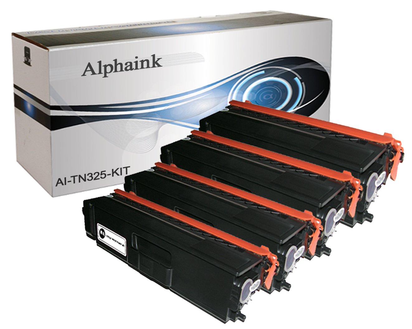 alphaink 4 Toner compatibili con Brother TN-325 per stampanti Brother HL4140CN HL4150CN HL4150CDN HL4570CDWT MFC9460CDN MFC9560CDW MFC9970CDW