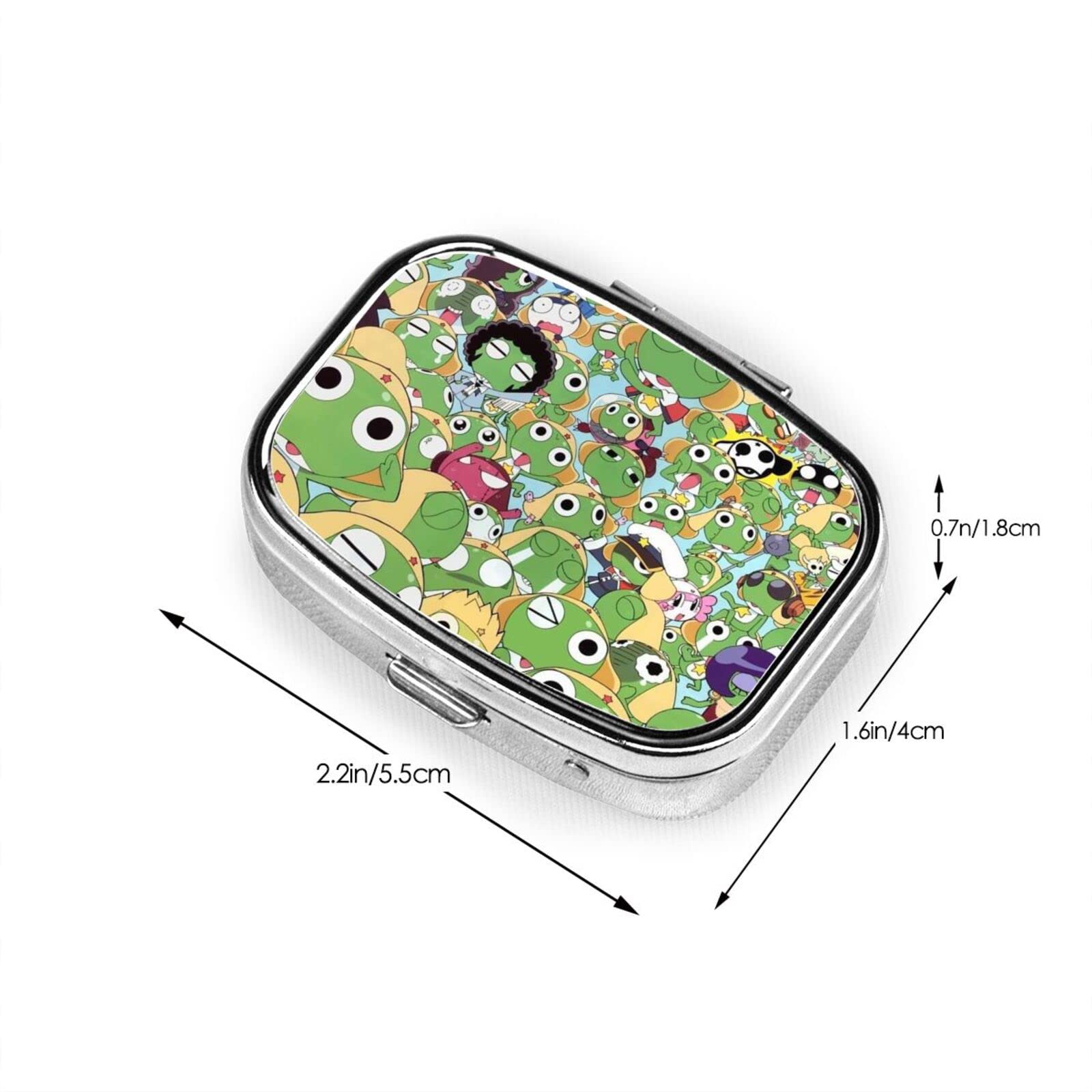 Amazon.co.jp: 人気 ピルケース 薬ケース きケロロ軍曹 (6) 2つの 