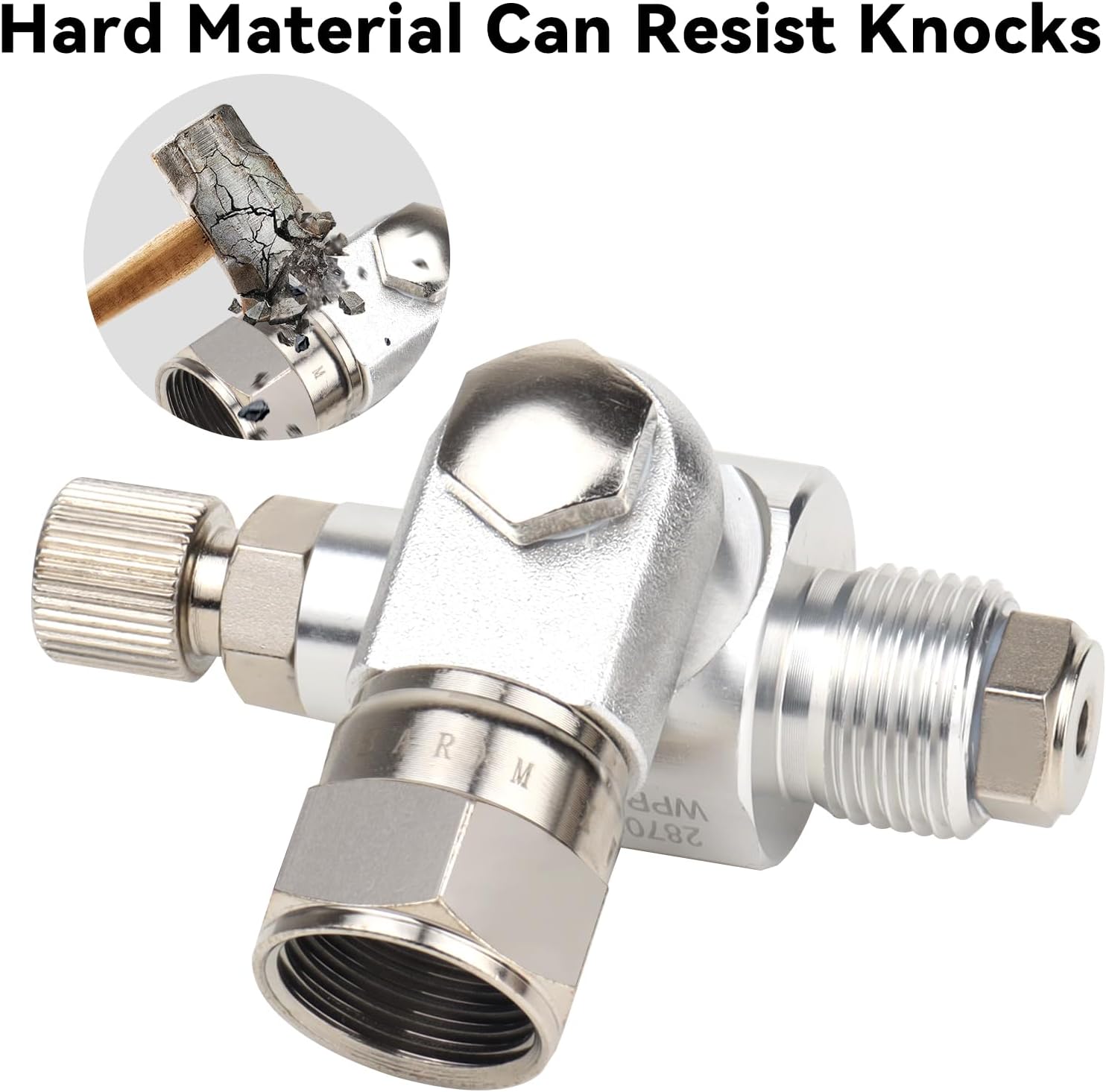 GregYoung Extension Shut Off Valve Cleanshot,Swivel Valve Compatible with Graco 287030 Clean Shot, Spray Adapter Joint for High Pressure Airless Paint Sprayers Gun