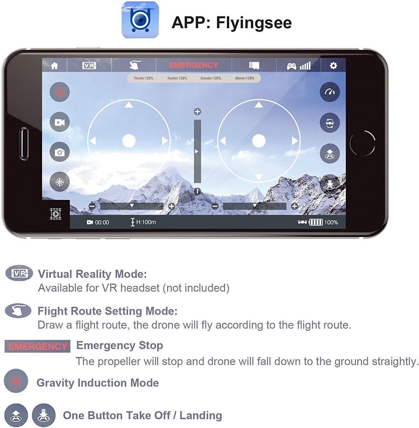 One Button Take Off / Landing Feature