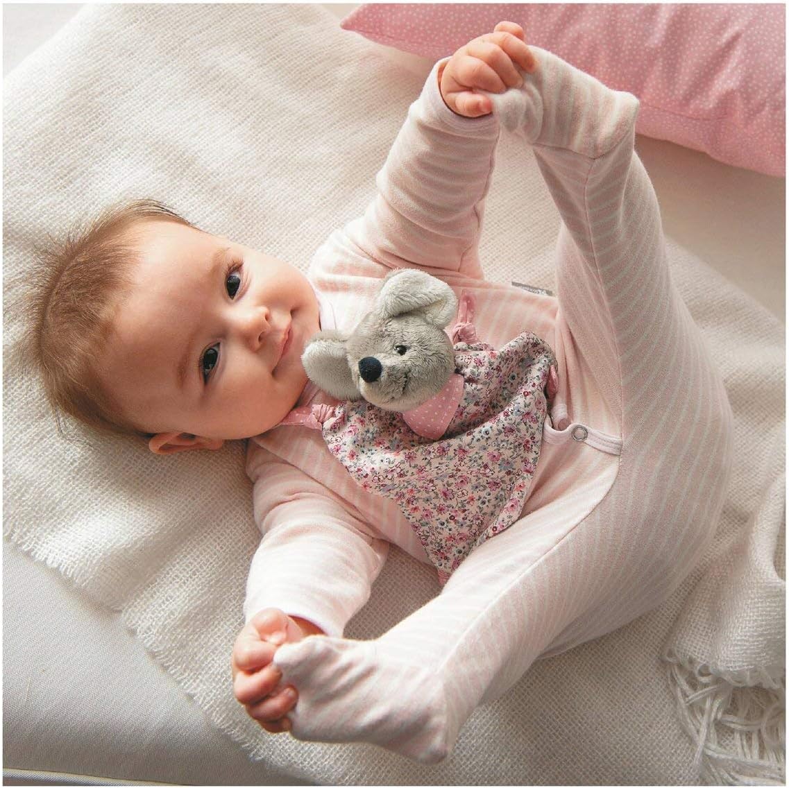 Sterntaler 3202001 Baby Mouse Cloth from 1 Month Size S 22 cm Grey Multi-Coloured