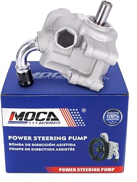 MOCA Power Steering Pump 20-321 Fit 2005-2007 F-250 for Ford Super Duty/F-350 Super Duty 5.4L/6.0L/6.8L, 2005-2007 F-450 Super Duty/F-550 Super Duty 6.0L/6.8L, 2004-2005 Excursion 5.4L/6.0L/6.8L