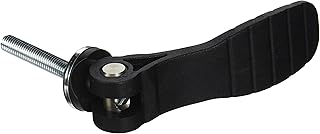 Kipp 04233-221108X50 Steel Adjustable Cam Levers with Plastic Handle and M8 External Thread, Metric, Blue Chromated Finish, 50 mm Screw Length, Size 2