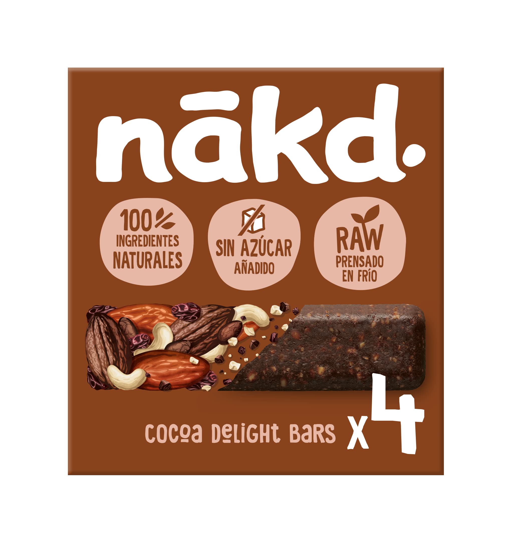 Nākd - Cocoa Delight - 4 x 35g