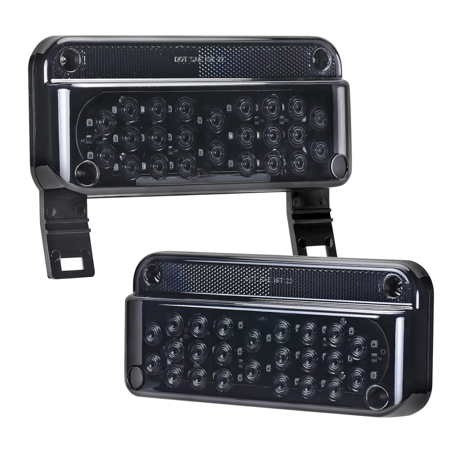 RV Tail Lights LED, LIMICAR 53LED Red Camper Tail Lights, RV LED Brake