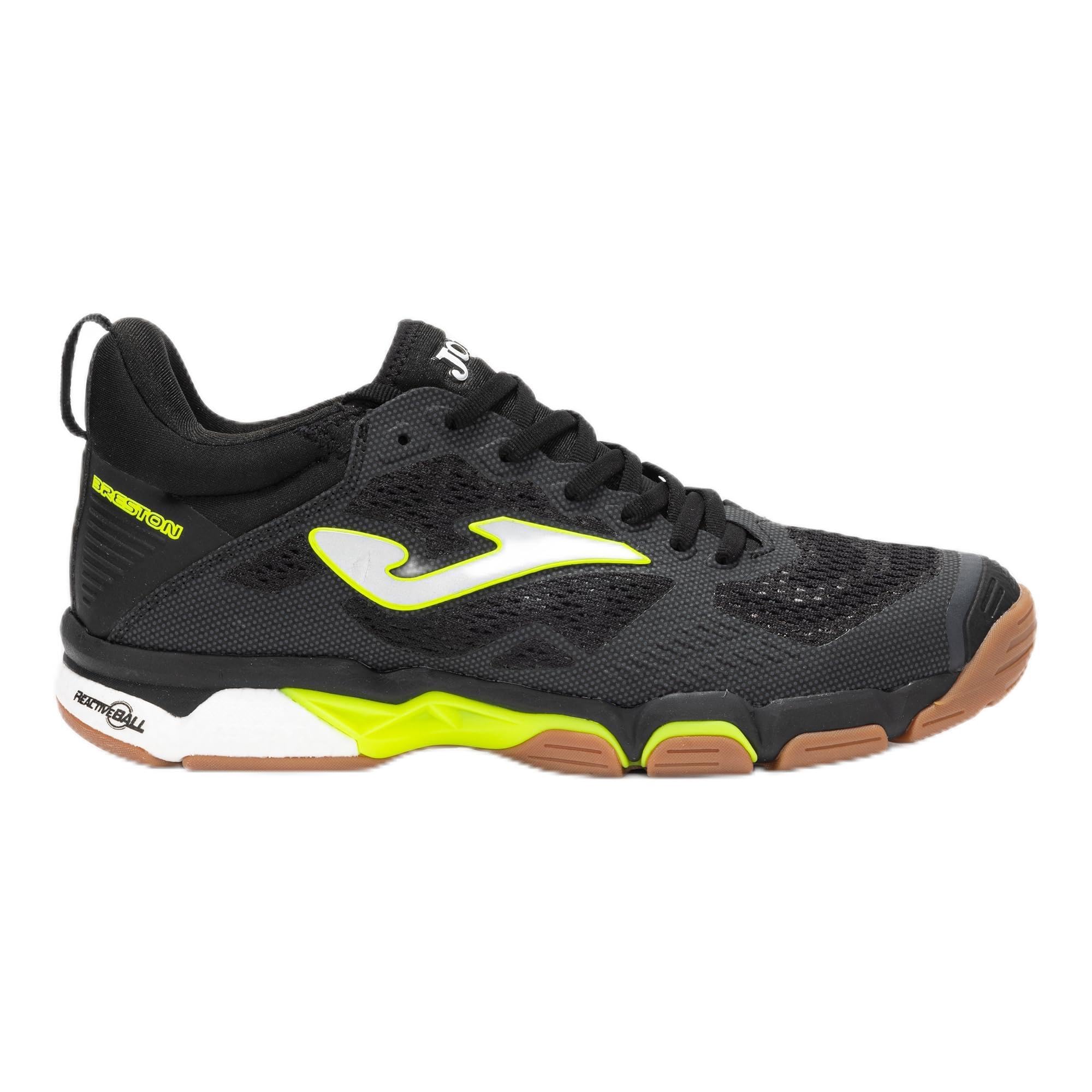 Joma Men's Bbrests2501 Sneaker, Black/White, 10.5 UK