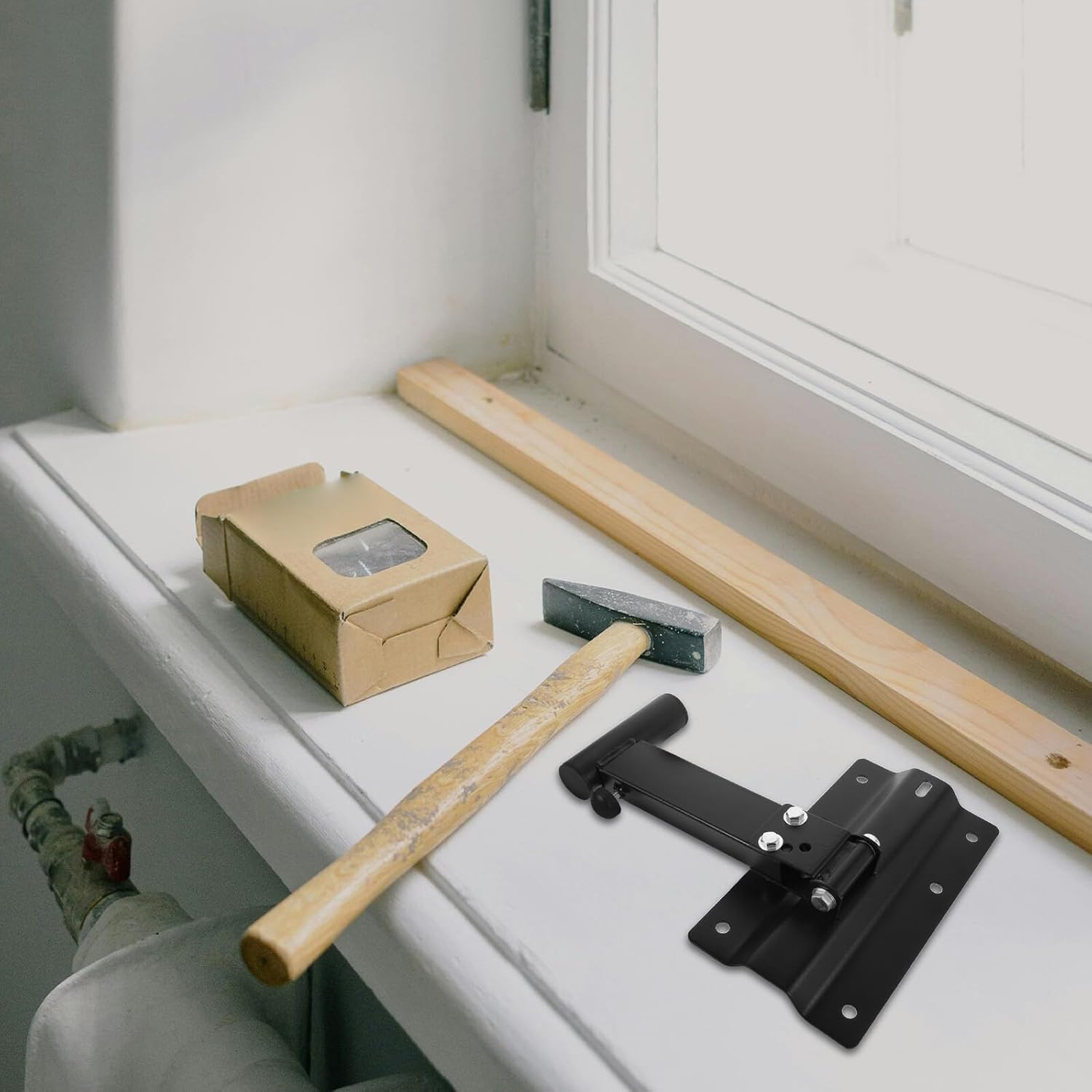 Heavy Duty Adjustable Extendable Speaker Wall Mount Bracket for Professional Audio Systems, Telescoping Arm Speaker Holder Supports to 35kg for Ktv Rooms and Stage Use