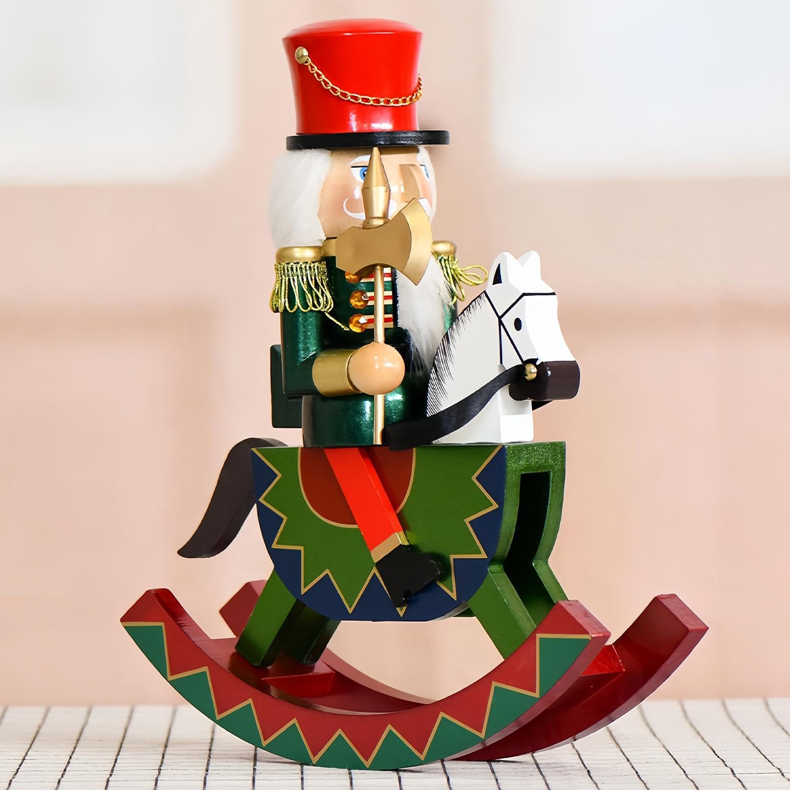 Figura de cascanueces para festival de Navidad, decoración navideña