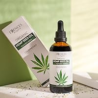 Vista 5 de Essences Bulgaria Aceite de semilla de cáñamo orgánico de 3.4 onzas líquidas 3.4 fl oz Aceite 100% natural prensado en frío Calidad