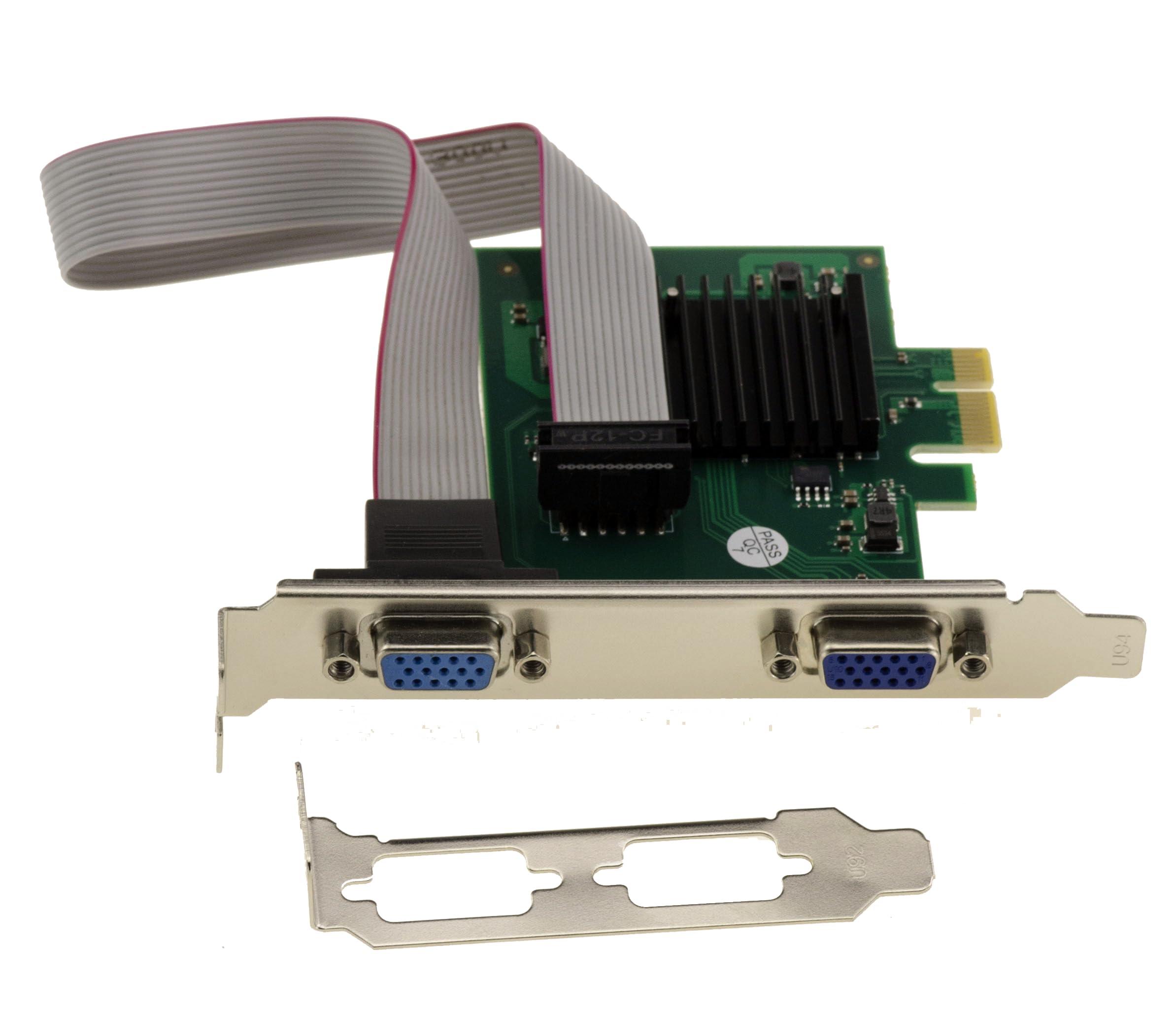 KALEA-INFORMATIQUE Scheda grafica 2 porte VGA 1080p su porta PCIe x1 con chipset Silicon Motion SM750