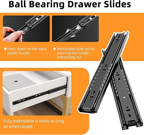 Miniatura 5 de WESTREE Escritorio de maquillaje para mujer con 2 cajones, escritorio de oficina en casa, soporte de madera para monitor de altura y estante de