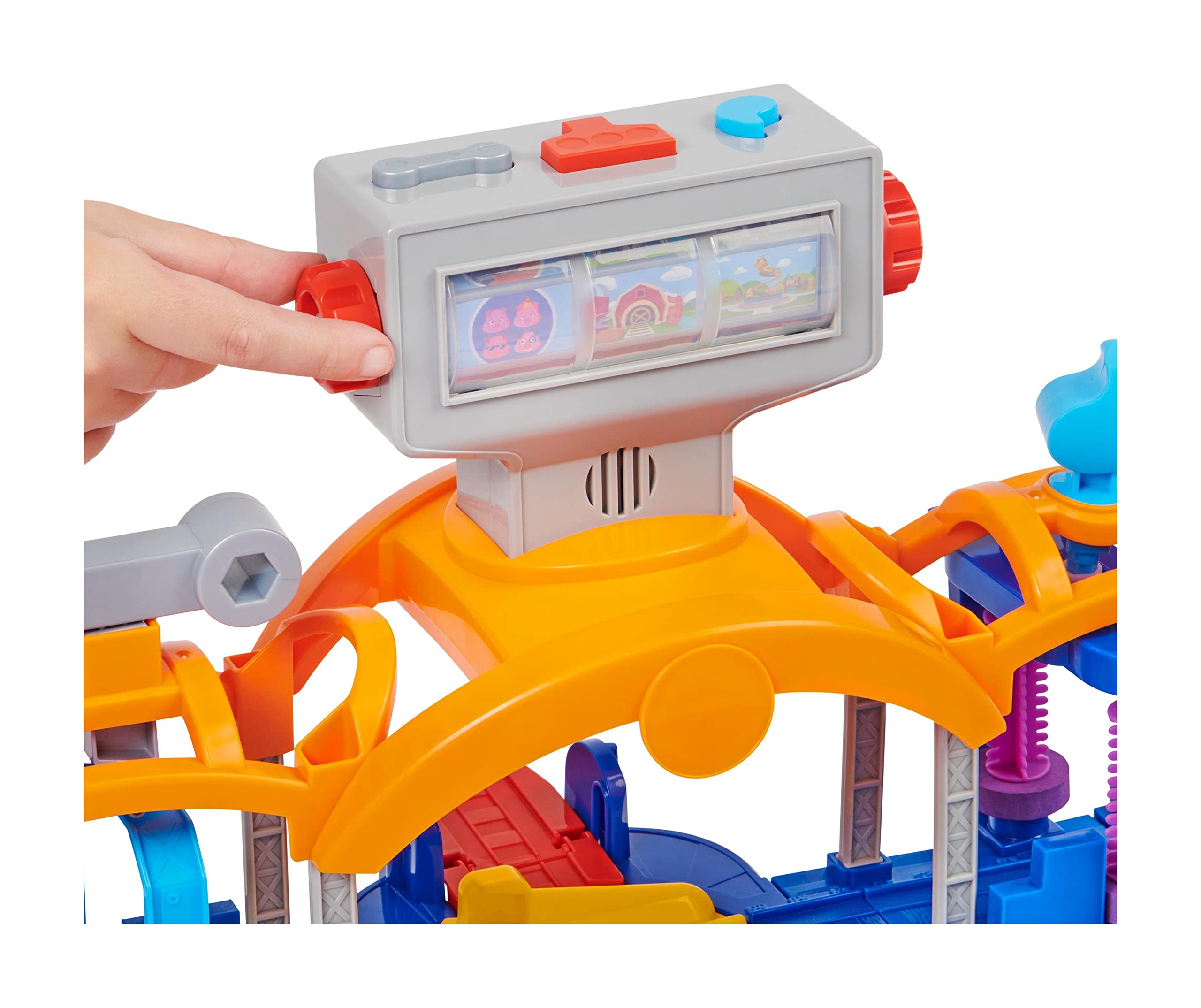 Mighty Express, La Stazione Centrale, Playset Mission Station, con Treno Esclusivo Nate, Luci e Suoni, Giocattolo per Bambini 3+