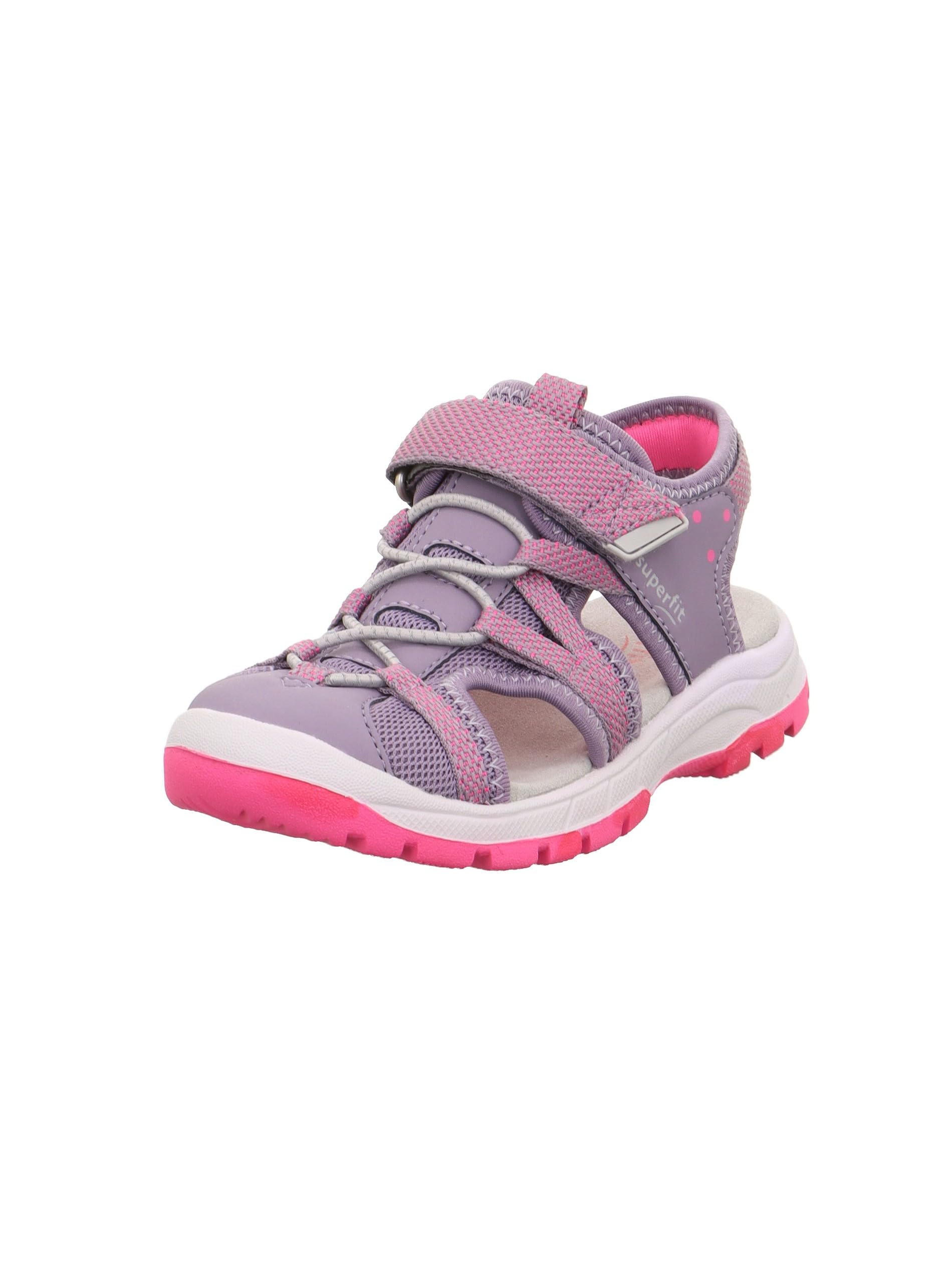 Superfit Girls' Tornado Light Sandals, Purple Pink 8500, 13 UK Child