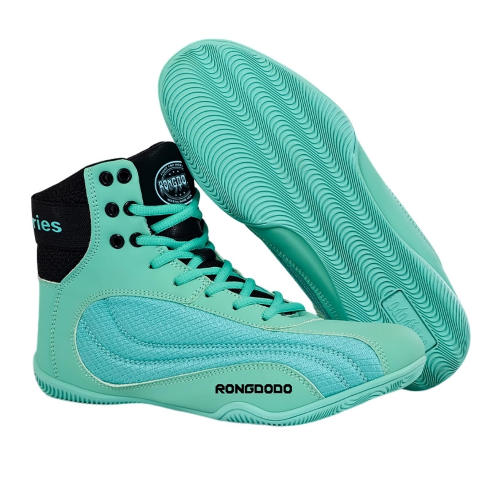 Hixingo Chaussures de Lutte pour Homme Femme 36-46, Chaussures de Boxe avec Antidérapantes Semelles en Caoutchouc Légère et Respirantes pour Boxe, Kickboxing, Lutte