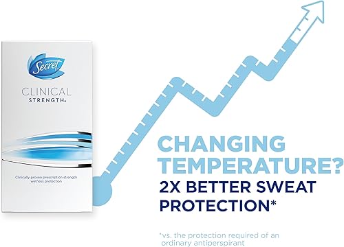 Miniatura 5 de Secret Antitranspirante y desodorante para mujeres fuerza clínica suave sólido aroma de lavanda limpia 26 oz