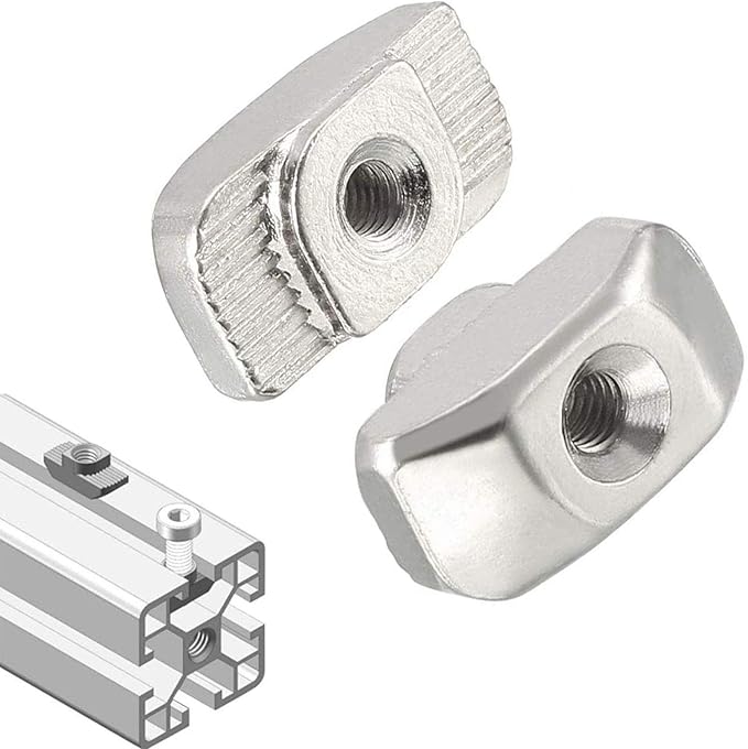 50pcs 3030 Series M5 Thread T Nuts Hammer Head Fastener Nut