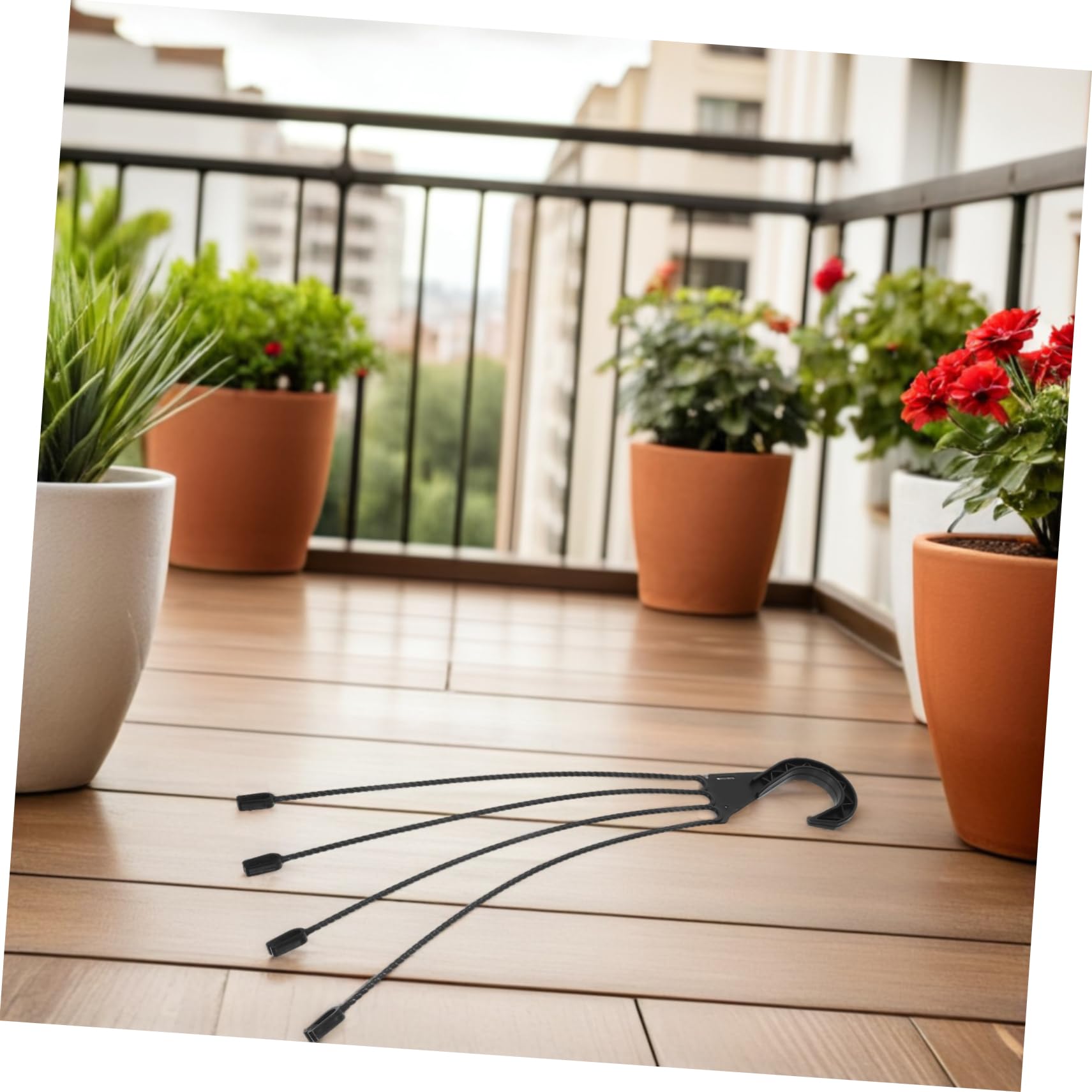 5piezas Ganchos Colgantes Para Macetas De Plástico Para Jardín y Hogar Instalación Simple y Duradera Soporte Práctico Para Plantas Colgantes