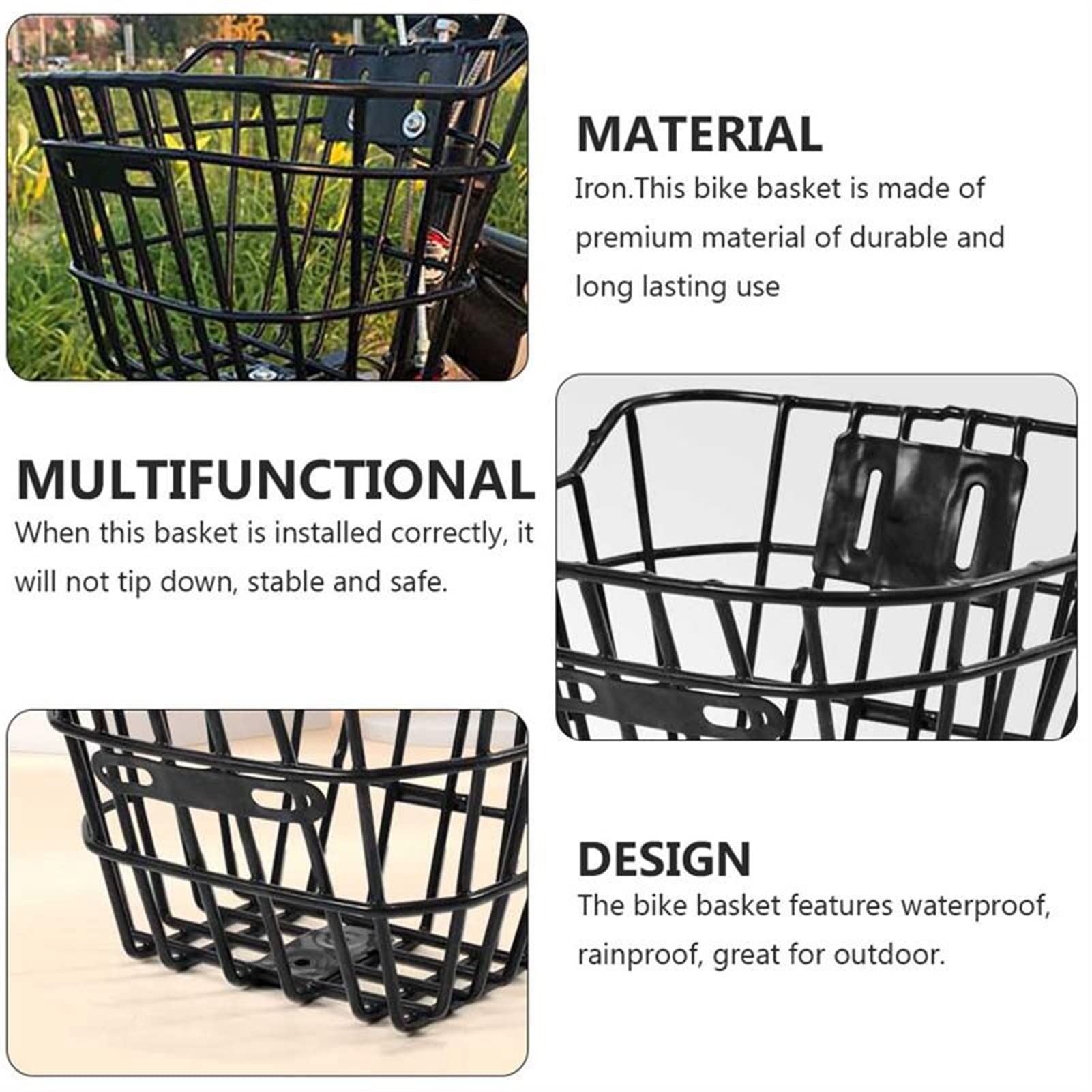 Universal Children Bike Basket Frontbar Kierownica Kosz dla dzieci Akcesoria na rowerze Bicycle Basket