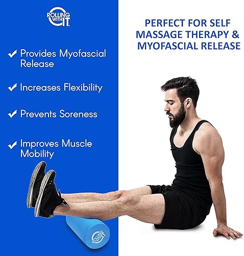 Miniatura 7 de Rodillo de espuma EVA firme de alta densidad ecológico para fisioterapia, terapia muscular de la espalda, movilidad y flexibilidad