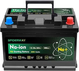 BCI Group 48 Car Battery, Innovative 12V 30Ah Na-ion H6 Start Automotive Battery, 800CCA, 120RC, Maintenance Free, Buit in BMS, High Safety, Exceptional Low-Temperature Performance, 60 Months Warranty