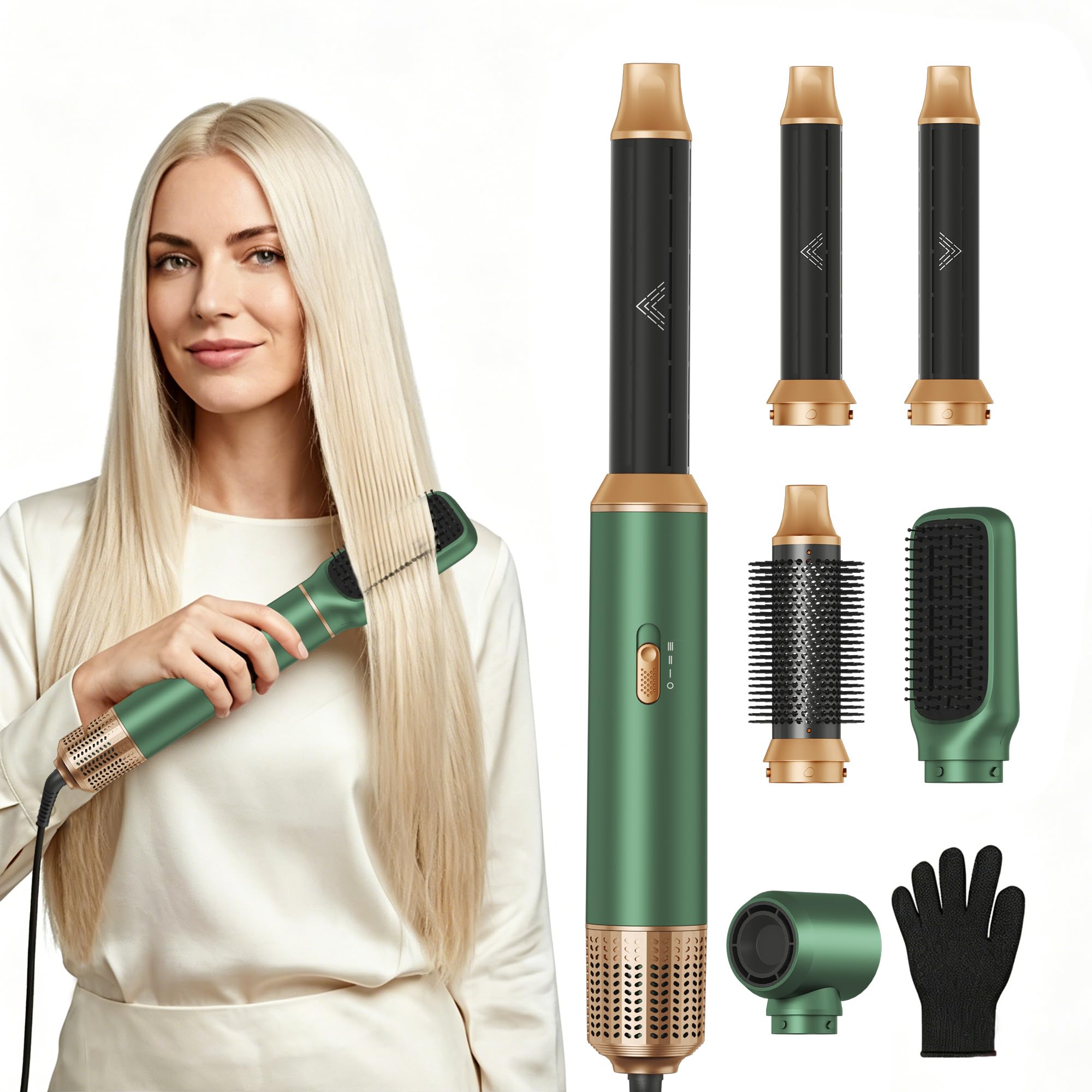 Airbrush 5 in 1 Hair Styler, 1000 W Haartrockner Air Brush 5 in 1 Air Styler