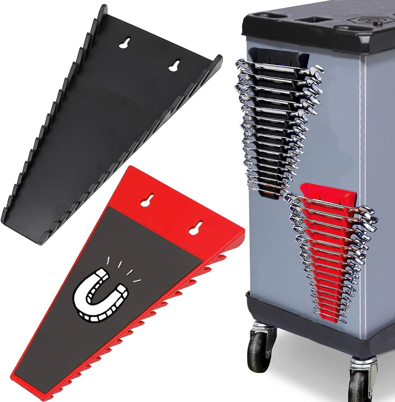 Wrench Organizer for Tool Box, 2 Pack Wrench Organizer, Wrench