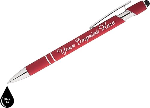 Miniatura 3 de Express Pencils - Juego de 2 bolígrafos personalizados, paquete de 2 bolígrafos de metal suave al tacto con caja de regalo, bolígrafo de lujo