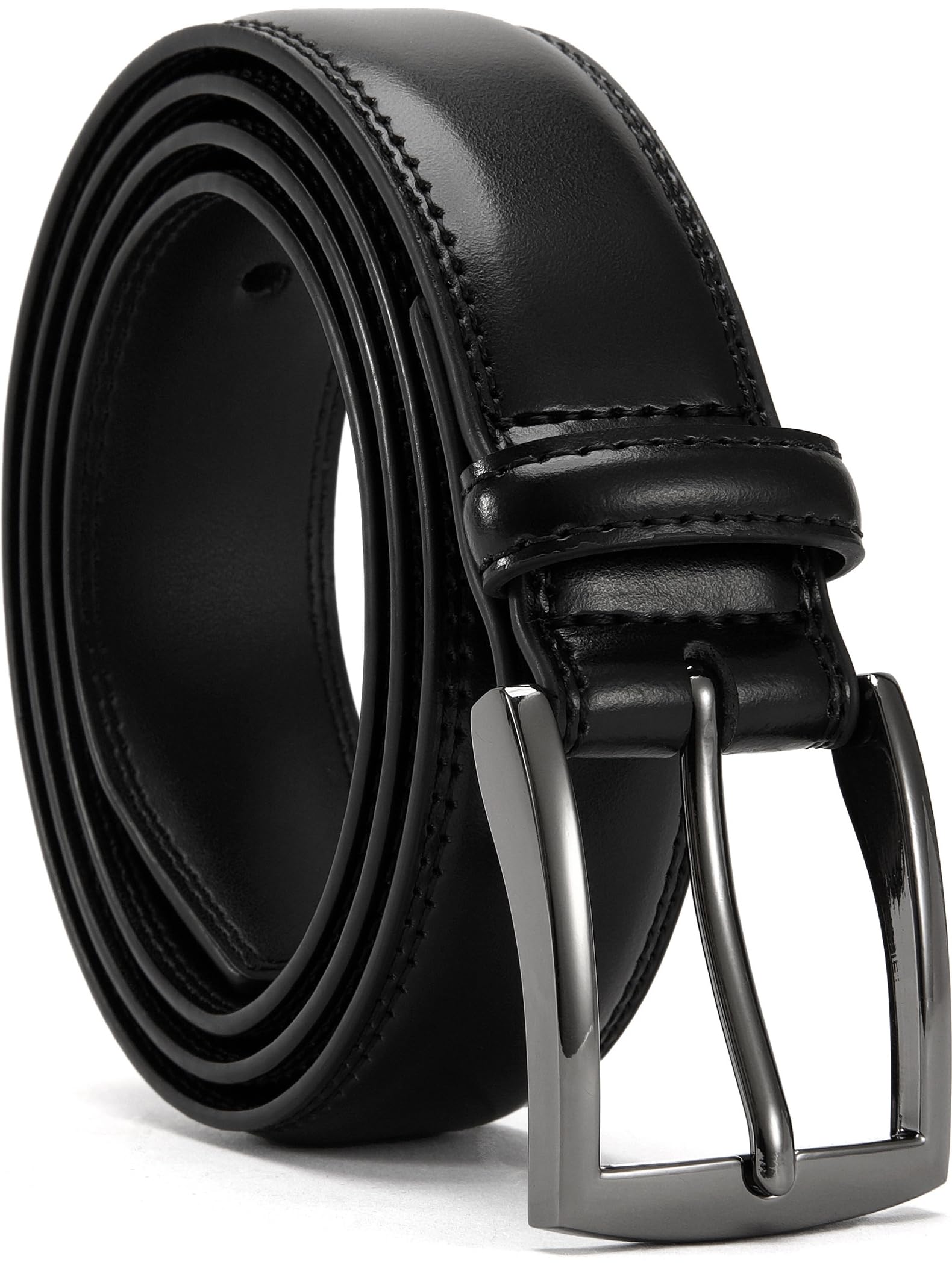 YOORAN Gürtel Herren,Ledergürtel Herren, 33 mm breit, Geeignet Für Herrenjeans und Anzüge，Länge kürzbar