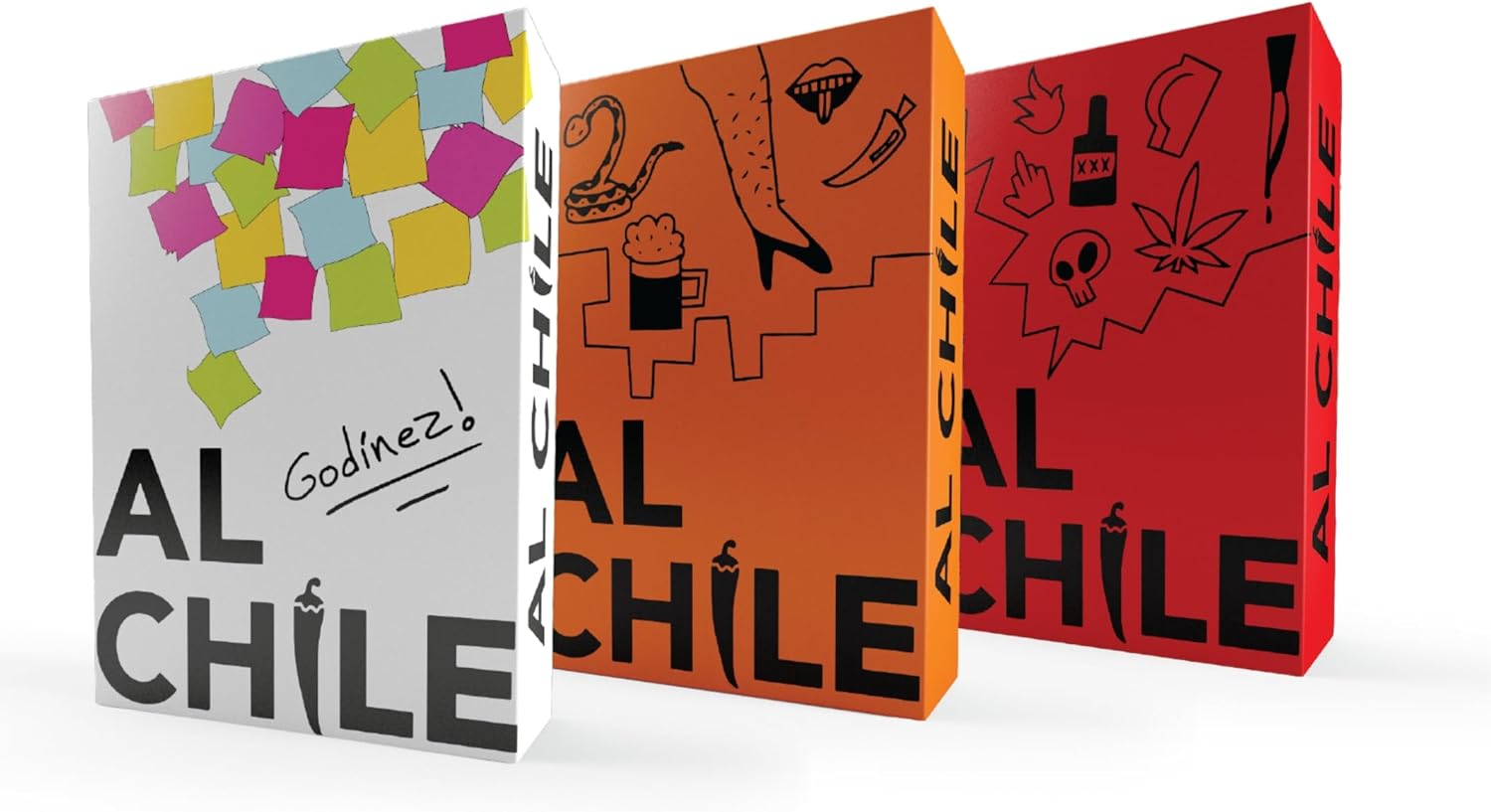 Al Chile Godinez Pack Ideotas Expansions | Spicy & Office Cheek | Disintegrate Team in the Office | Board Game
