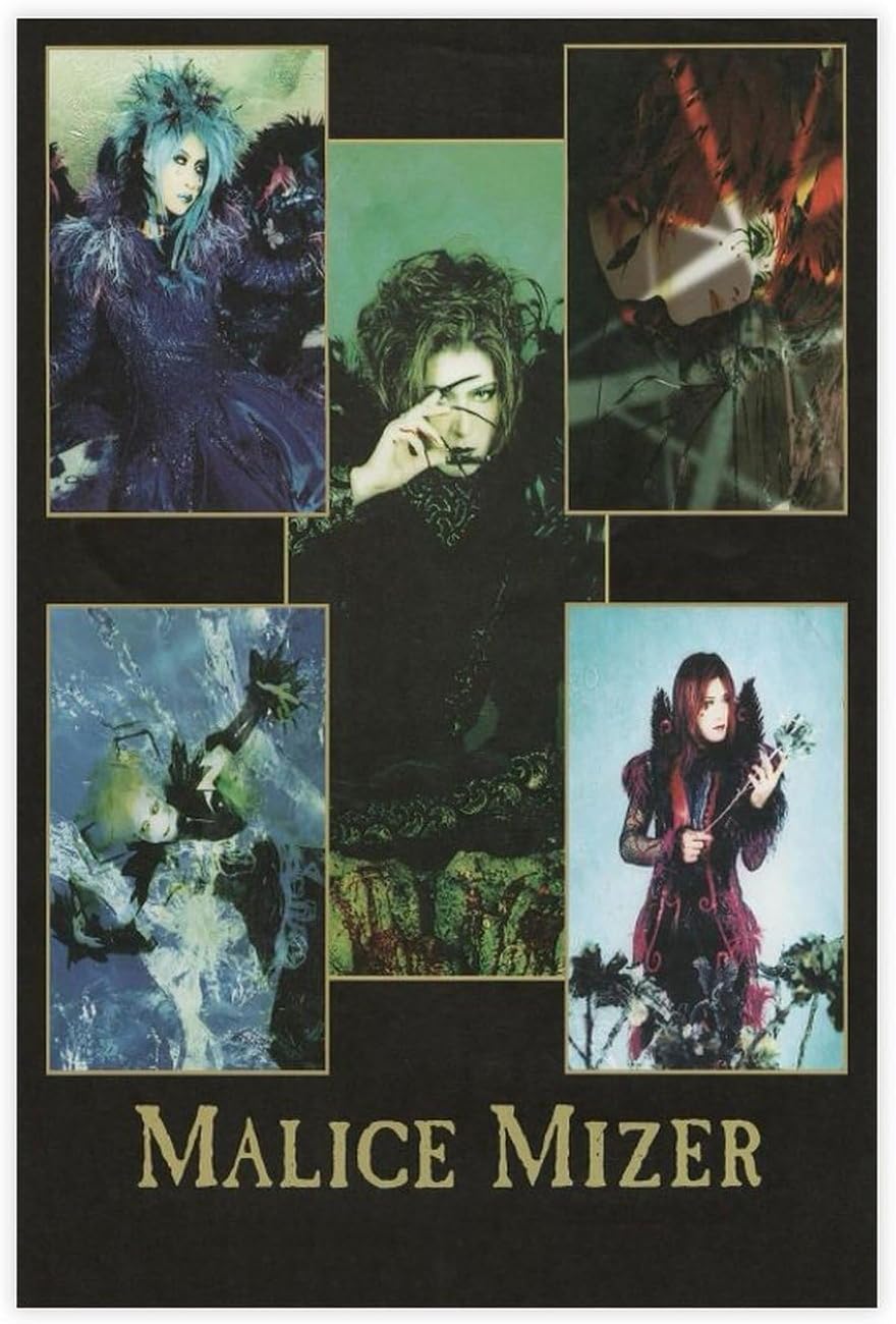 Malice Mizer 1 Canvas Poster Wall Art Decor Print Picture Paintings for Living Room Bedroom Decoration Unframe-style 16x24inch(40x60cm)